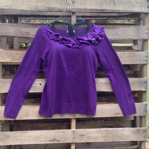 NY & company purple sweater